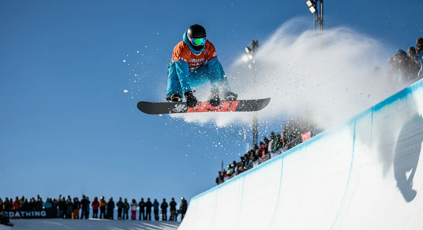 Kelly Clark i halfpipe under konkurranse