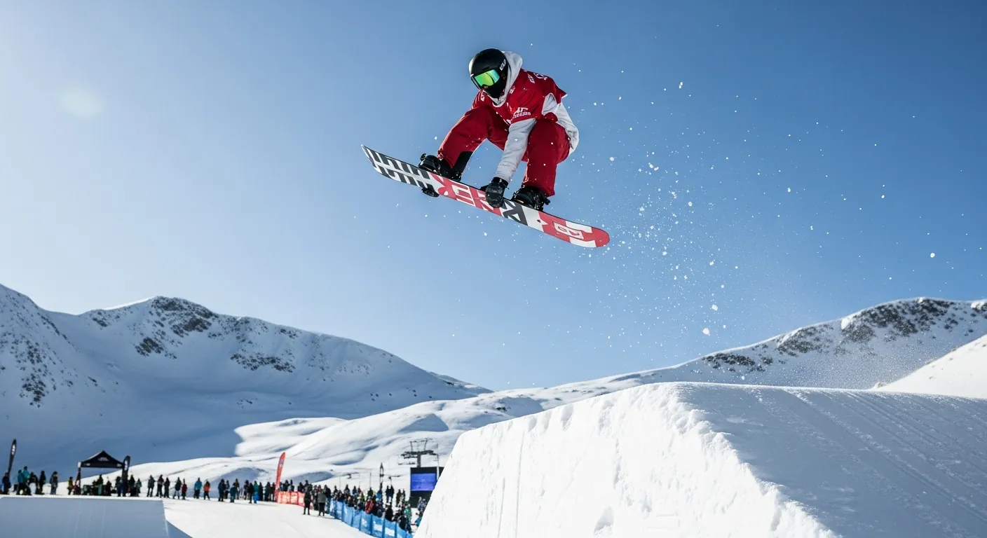 Mark McMorris i lufta under et slopestyle-hopp